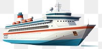 PNG Ship vehicle cruise ferry. AI generated Image by rawpixel.