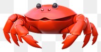 PNG Crab seafood cartoon animal. 