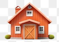 PNG Architecture farmhouse building barn. AI generated Image by rawpixel.