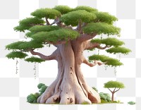 PNG Tree bonsai plant transparent background. AI generated Image by rawpixel.