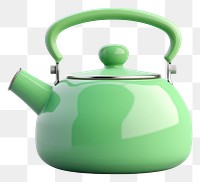 PNG Kettle green transparent background container. 