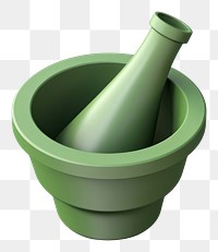 PNG Mortar green transparent background refreshment. 