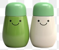 PNG Cartoon bottle shaker green. 