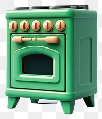 PNG Stove appliance green transparent background. 