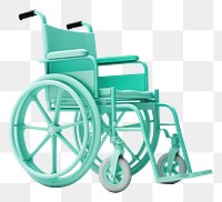 PNG Wheelchair green white background parasports. 