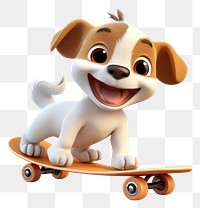 PNG Skateboard cartoon mammal animal. 