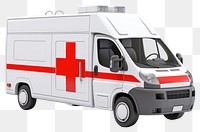 PNG Van ambulance emergency vehicle. 