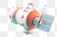 PNG Satellite space technology spacecraft. AI generated Image by rawpixel.