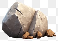 PNG Rock transparent background geology mineral. AI generated Image by rawpixel.