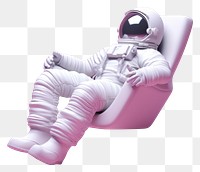 PNG Furniture astronaut space relaxation. AI generated Image by rawpixel.