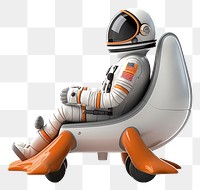 PNG Astronaut sitting robot  