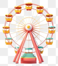 PNG Wheel fun ferris wheel recreation. AI generated Image by rawpixel.