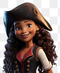 PNG Cartoon pirate hairstyle happiness. 