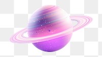 PNG Planet space purple pink