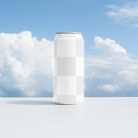 Soda can png transparent mockup, realistic product packaging