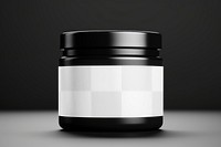 Jar container label png mockup, transparent design