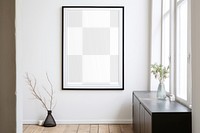 Picture frame png transparent mockup, wall decoration