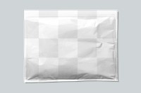 Plastic mailer bag png mockup, transparent design