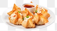 PNG Dumpling dessert plate food transparent background