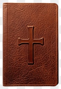PNG Cross wallet symbol brown transparent background