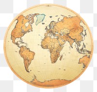 PNG Globe map planet world transparent background