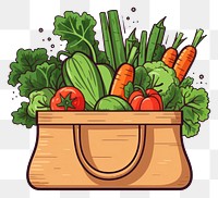 PNG Vegetable carrot basket plant. 