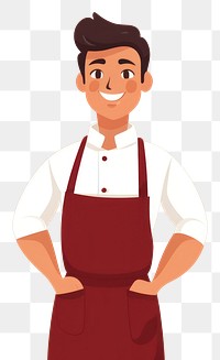 PNG Apron happiness standing portrait. 