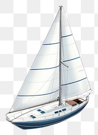 PNG Sailboat watercraft vehicle yacht transparent background