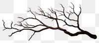 PNG Branch plant tree art transparent background