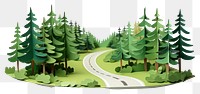 PNG  Road landscape outdoors nature. AI generated Image by rawpixel.