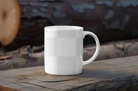 Coffee mug png transparent mockup