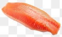 PNG Seafood salmon white background freshness. AI generated Image by rawpixel.