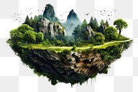 PNG Nature landscape outdoors plant transparent background