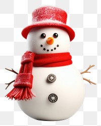 PNG Snowman decoration winter anthropomorphic transparent background