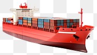 PNG Ship watercraft vehicle cargo transparent background