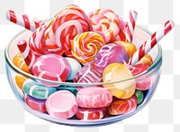 PNG Candy confectionery lollipop dessert. AI generated Image by rawpixel.