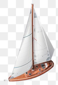 PNG Sailboat watercraft vehicle yacht transparent background