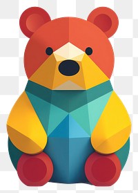 PNG Bear mammal toy transparent background