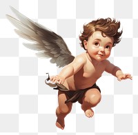 PNG  Angel baby representation creativity. AI generated Image by rawpixel.