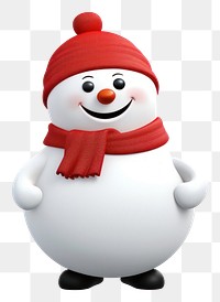 PNG Snowman winter white  