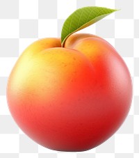 PNG Nectarine fruit plant food. AI generated Image by rawpixel.