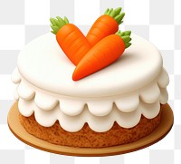 PNG Carrot cake dessert icing food. 