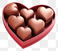 PNG Chocolate shape heart heart shape. AI generated Image by rawpixel.