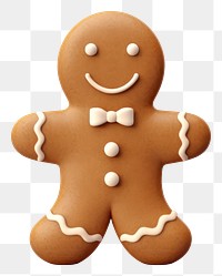 PNG Gingerbread christmas cookie food. 