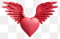 PNG Heart wing celebration creativity. AI generated Image by rawpixel.
