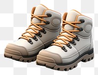 PNG Hiking boots footwear white shoe. 