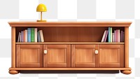 PNG Wood furniture sideboard bookshelf. 