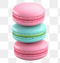 PNG Macarons food pink white background. AI generated Image by rawpixel.