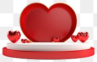 PNG Heart red celebration decoration. AI generated Image by rawpixel.