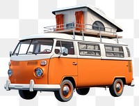 PNG Camper van vehicle car bus. AI generated Image by rawpixel.